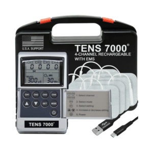 TENS 7000 (TENS/EMS) 4 CANALES RECARGABLE