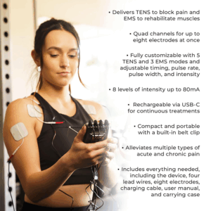 TENS 7000 (TENS/EMS) 4 CANALES RECARGABLE - Imagen 7